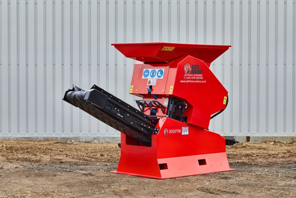 Front view of Red Rhino 3000 crusher